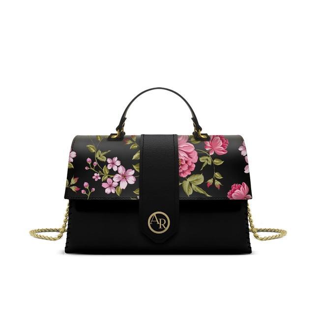 Eco gerecycled leer schouder tas - handvatten en ketting, Sieraden, Tassen en Uiterlijk, Tassen | Schoudertassen