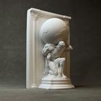 Beeld, Hercules - 15 cm - Gips, Antiek en Kunst, Antiek | Keramiek en Aardewerk