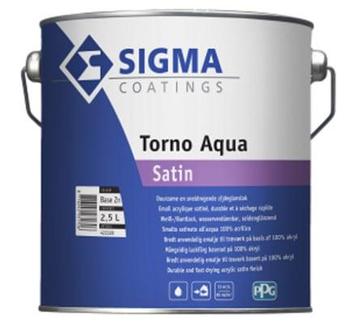Sigma torno aqua satin - ral 7021- 2,5 liter beschikbaar voor biedingen