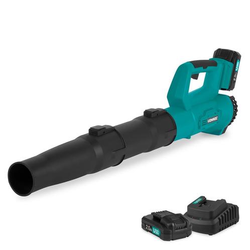 Accu bladblazer 20V – Axiaal model | Incl. 2x 2.0Ah Accu’s, Tuin en Terras, Bladblazers, Nieuw, Verzenden