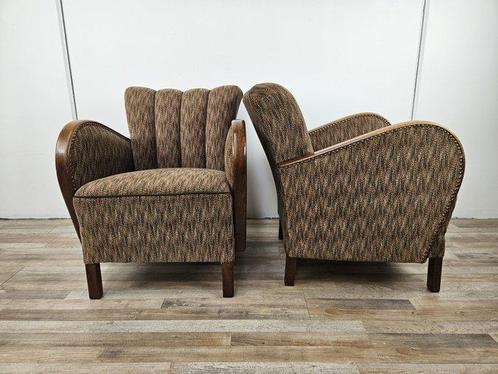 Fauteuil (2) - Art Deco fauteuils uit de jaren 30 bekleed, Antiek en Kunst, Kunst | Designobjecten