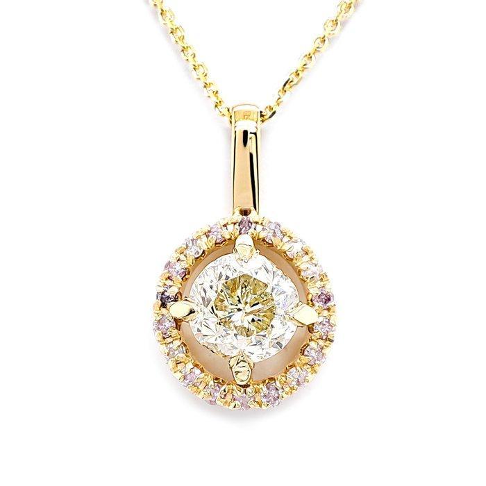 Zonder Minimumprijs - Hanger - 14 karaat Geel goud - 1.19ct., Sieraden, Tassen en Uiterlijk, Antieke sieraden