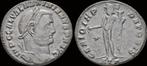 305-311ad Roman Galerius Ae follis Genius standing left B..., Verzenden