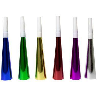 Party toeters metallic, Hobby en Vrije tijd, Feestartikelen, Feestartikel, Nieuw, Verzenden