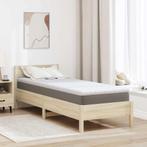 vidaXL Kokos Topper Wit 70 x 200 cm Jacquard stof, Verzenden, Nieuw, Wit