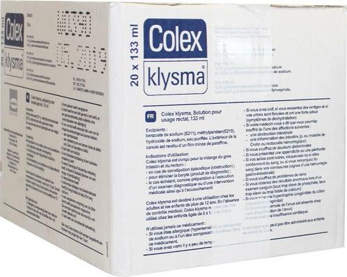 Colex klysma 133 ml 20 stuks, Diversen, Verpleegmiddelen, Nieuw, Verzenden