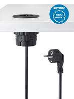 Universele inbouw powerbox - 60mm - zwart - 1x 220v - 1x..., Nieuw in verpakking