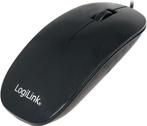 LogiLink ID0063 muis USB Optisch 1000 DPI Ambidextrous Zwart, Computers en Software, Muizen, Verzenden, Nieuw