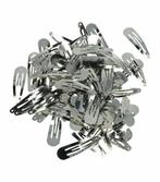Haarspeld klikklak - DIY basic 5cm - Zilver - Set van 100, Nieuw