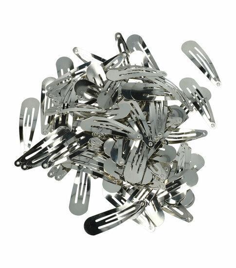 Haarspeld klikklak - DIY basic 5cm - Zilver - Set van 100, Sieraden, Tassen en Uiterlijk, Uiterlijk | Haarverzorging