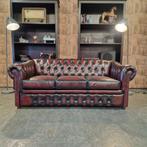 Melbourne 3-seater sofa Antiek Rood SA, Nieuw, Leer