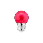 Thorgeon LED kogellamp gekleurd E27 1W helder Rood Niet d...