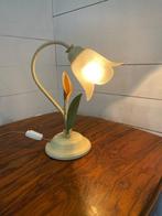Vintage bloem bureaulamp