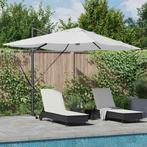 vidaXL Parasol Zand 351 x 250 x 253 cm Polyester en, Verzenden, Nieuw, 2 tot 3 meter
