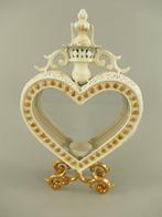 Lantaarn - Glas, Metaal - Heart shaped candle holde
