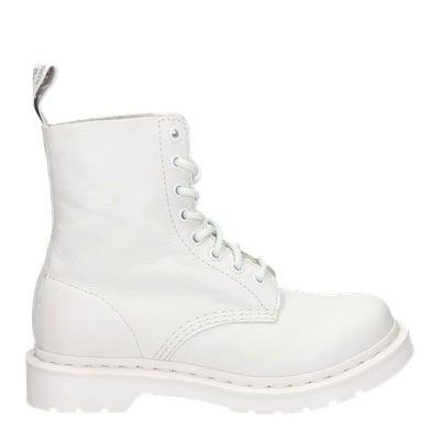 Dr. Martens 1460 Pascal Virginia Mono veterboots, Kleding | Dames, Schoenen, Lage of Enkellaarzen, Wit, Nieuw, Verzenden