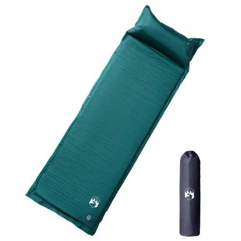 vidaXL Kampeermatras met kussen zelfopblazend 1-persoons, Caravans en Kamperen, Slaapzakken, Nieuw, Verzenden