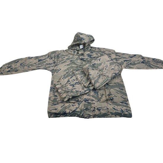 US Air Force regenpak 2-delig, ABU camo, Caravans en Kamperen, Regenkleding, Dames, Heren, Regenpak, Zo goed als nieuw, Ophalen of Verzenden