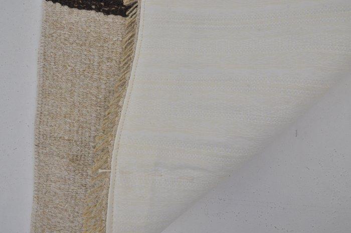 Wit Vintage Hennep Tapijt - Vloerkleed - 191 cm - 54 cm, Huis en Inrichting, Stoffering | Tapijten en Kleden