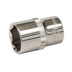 Silverline Zeskantige metrische dop - 19 mm - chroom vana..., Doe-het-zelf en Verbouw, Gereedschap | Handgereedschap, Ophalen of Verzenden