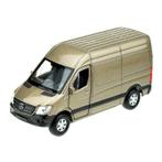 Modelauto Mercedes Benz Sprinter taupe 1:34 - Modelauto, Hobby en Vrije tijd, Modelauto's | Overige schalen, Nieuw, Verzenden