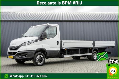 Iveco Daily 50C18 3.0L | 6.15M-Open Laadbak | 180 PK | Autom, Auto's, Bestelauto's, Lease, Blauw, Automaat, Financial lease, Wit