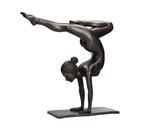 Beeldje - Ballerina art - yoga - Brons, Antiek en Kunst