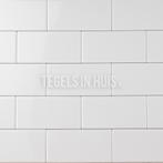 Wandtegel evolution glans wit 7,5x15 cm wandtegel, Nieuw, Ophalen of Verzenden, 10 m² of meer, Wandtegels