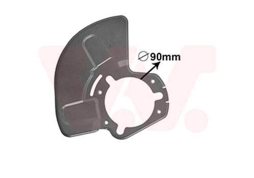 REMSCHIJF BESCHERMER VOOR OPEL ASTRA H A04 2003-2007 0543001, Auto-onderdelen, Remmen en Aandrijving, Nieuw, Ophalen of Verzenden