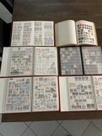 Wereld 1860/1960 - Oud Davo boek wereld aangevuld met andere, Postzegels en Munten, Gestempeld