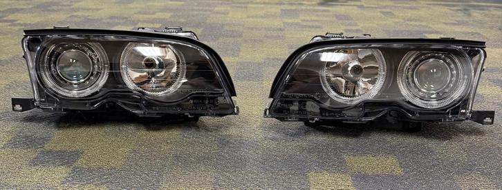 BMW E46 Angel Eyes koplampen H7 – Coupé/Cabrio 01-03, Auto-onderdelen, Verlichting, Nieuw, BMW