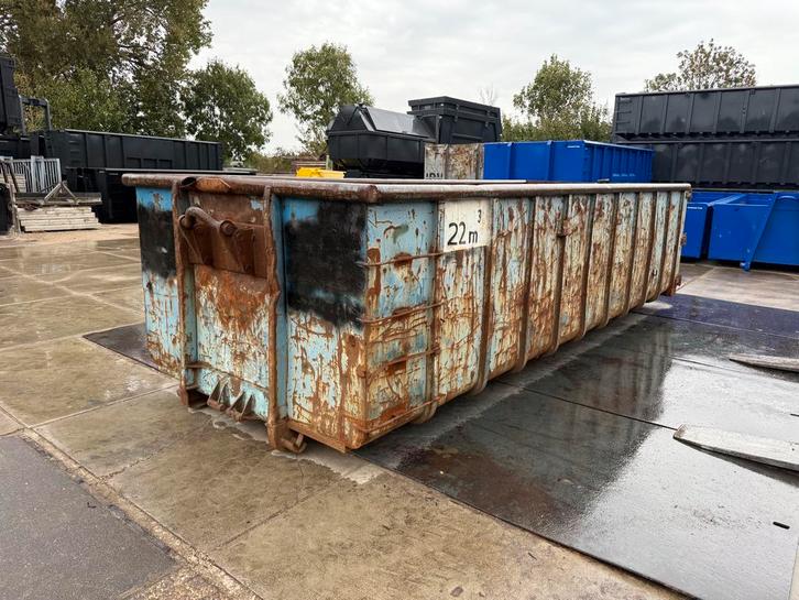 Haakarm container 20 kuub hard staal mestcontainer, Zakelijke goederen, Machines en Bouw | Industrie en Techniek