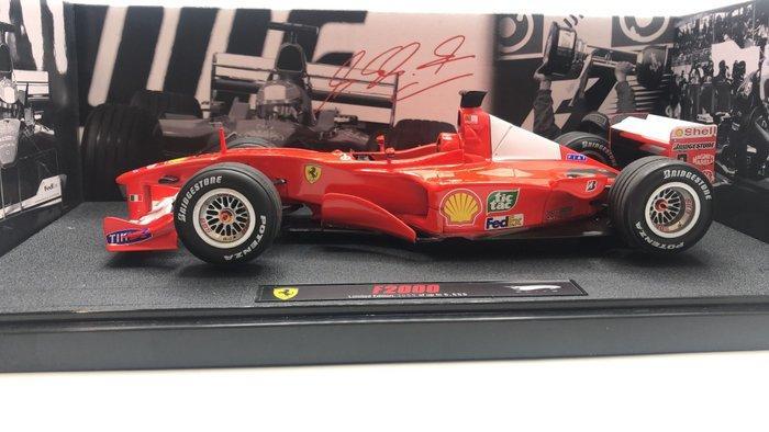 Hot Wheels 1:18 - Modelauto - Ferrari F1-2000 GP Japan M., Hobby en Vrije tijd, Modelauto's | 1:5 tot 1:12