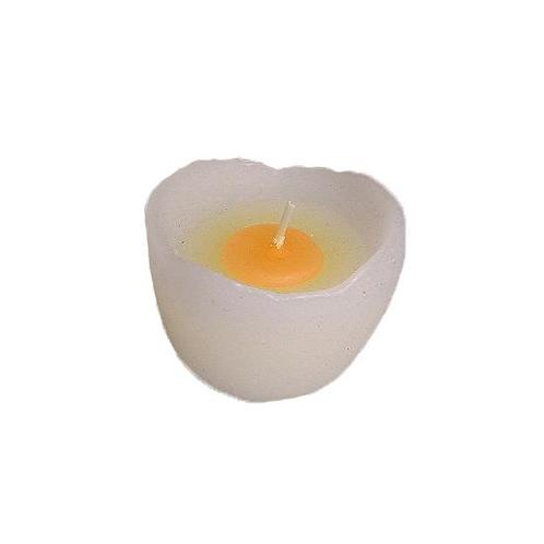 1x Witte eieren kaarsjes 5 cm - Paasdecoratie, Hobby en Vrije tijd, Feestartikelen, Verzenden