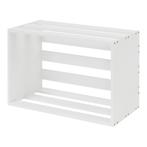 [en.casa] Bijzettafel Rønde 43x64x33 cm wit, Huis en Inrichting, Tafels | Bijzettafels, Verzenden, Nieuw