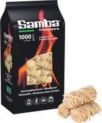 Samba Aanmaakhoutwol, Aanmaakkrullen, Wokkels - 1 Kilo, Tuin en Terras, Nieuw, Verzenden