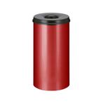 Vlamdovende papierbak 50 ltr - rood/Zwart, Huis en Inrichting, Woonaccessoires | Prullenbakken, Verzenden, Nieuw