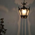 Plafondlamp - Lanterna - Messing, Glas - clausule, Antiek en Kunst