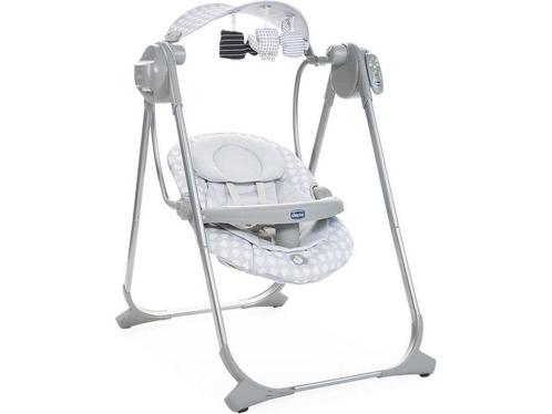 Chicco Polly Swing Up Leaves Grey Babyschommel 79110.79, Huis en Inrichting, Woonaccessoires | Overige, Zo goed als nieuw, Verzenden