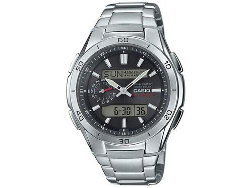 Casio Radio Controlled WVA-M650D-1AER Herenhorloge - 44 mm, Huis en Inrichting, Woonaccessoires | Overige, Zo goed als nieuw, Verzenden