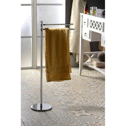 Handdoekhouder Sapho Gedy Vrijstaand 88 cm Chroom, Doe-het-zelf en Verbouw, Sanitair, Ophalen of Verzenden