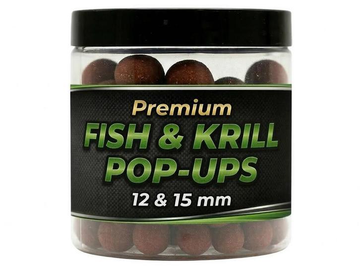 Fish & Krill Pop-Ups 12 & 15 mm - 80 gr - XL Baits, Watersport en Boten, Hengelsport | Karpervissen, Overige typen, Nieuw, Verzenden