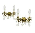 Wandlamp (2) - Venetië - Brons, Kristal, Antiek en Kunst