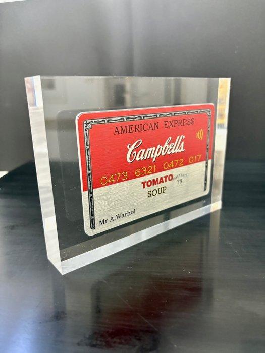 N.Nathan - Plexi Card A.Warhol, Antiek en Kunst, Kunst | Designobjecten
