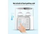 Dubbele flessenverwarmer - Mulitfunctioneel - Melkwarmer -, Verzenden, Nieuw