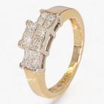 14K Gouden ring - 1.02CT Diamanten, Sieraden, Tassen en Uiterlijk, Ringen, Nieuw, Goud, Goud, Met edelsteen