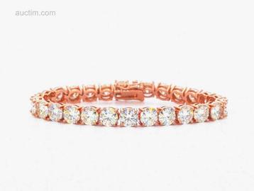 Tennisarmband rose briljant - €2.000,- beschikbaar voor biedingen