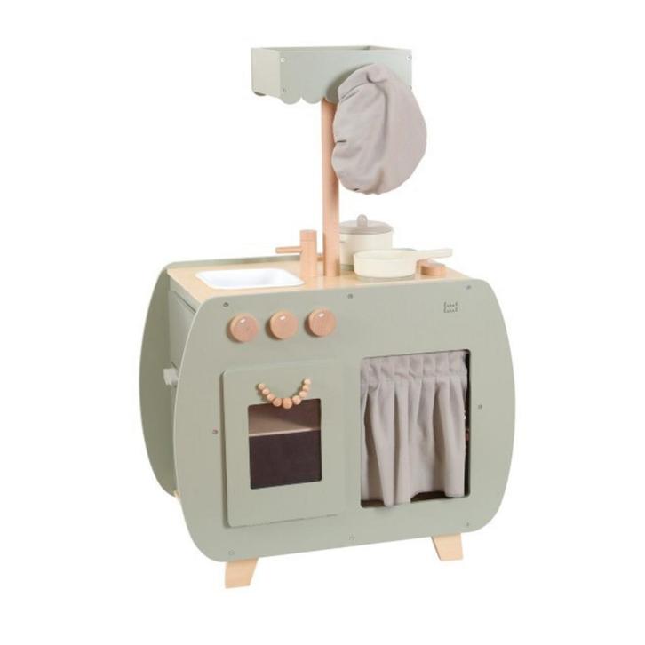 Houten speelkeuken Bistro in olijfgroen – voor kleine che., Kinderen en Baby's, Speelgoed | Houten speelgoed, Nieuw, Ophalen of Verzenden