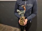 Beeld, Bronze Lady, Dress in the Wind - 32 cm - Brons,, Antiek en Kunst, Kunst | Designobjecten