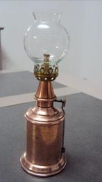 Olielamp - Verguld messing - oude lamp duiven